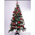 geschmükter Weihnachtsbaum geschmükter Weihnachtsbaum rot