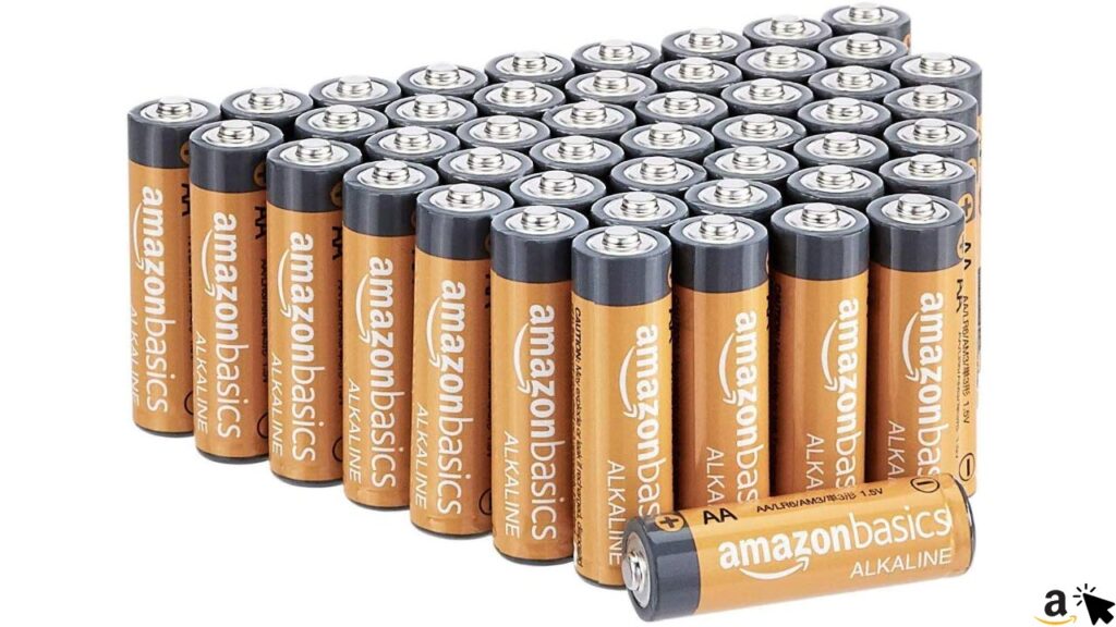 Amazon Basics AA-Alkalibatterien, leistungsstark, 1,5 V, 48 Stück