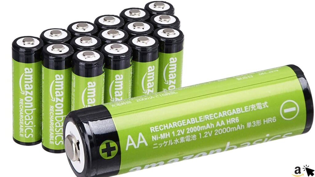 Amazon Basics AA-Batterien 2000 mAh, wiederaufladbar, vorgeladen, 16 Stück