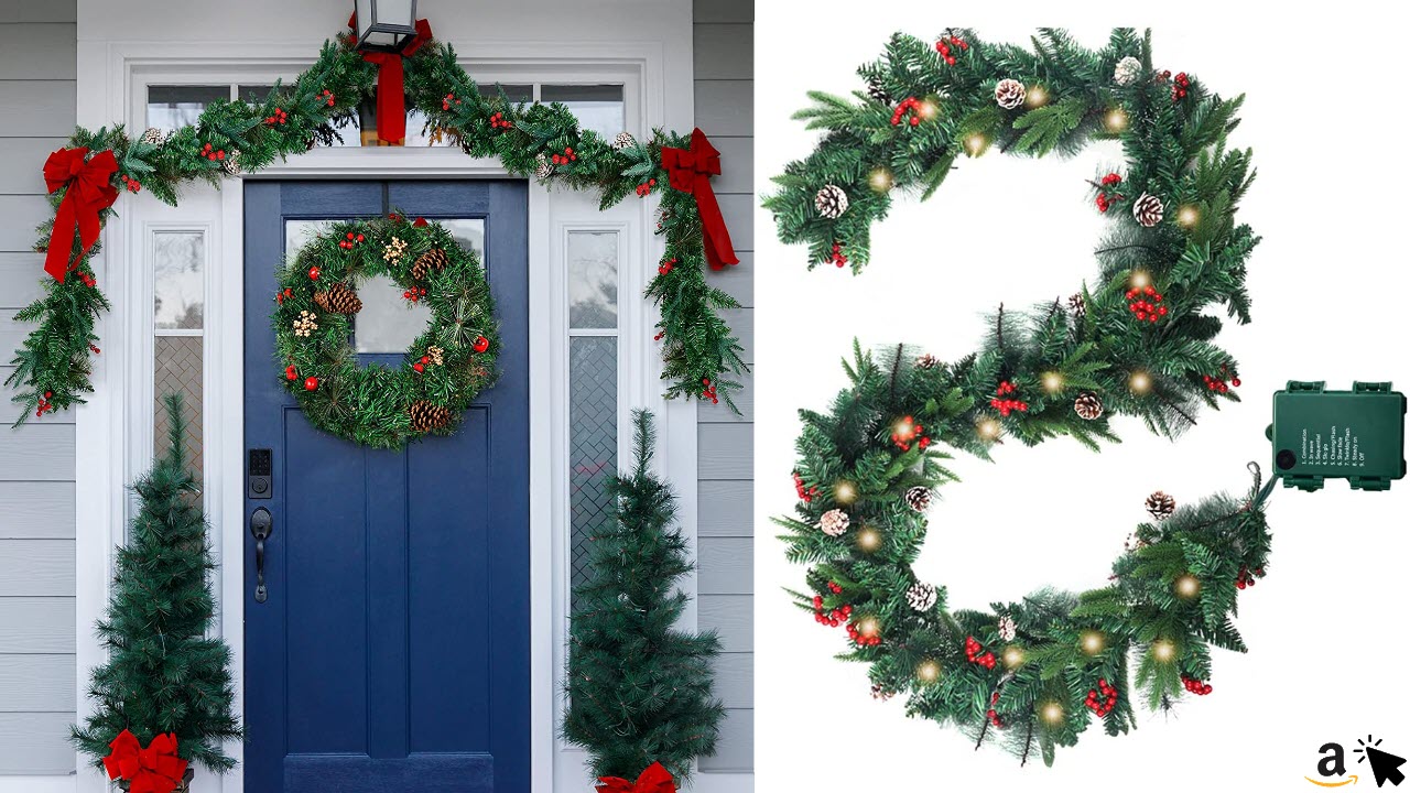 Künstliche Weihnachtsgirlande Tanne - 4 Längen Für Innen & Außen